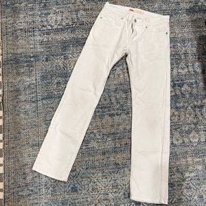 Levi's 511 Slim White Jeans, Size 14